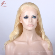 Wholesale High Quality Fashion 613 Blonde Color Human Hair Wigs Can Be Colored